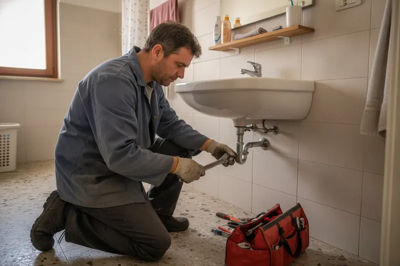 Plumbing work in Milan